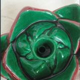 Pair of ceramic candle holders