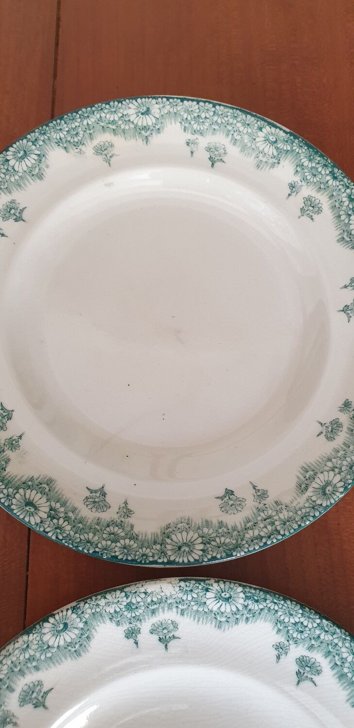 Six longwy chatenet model plates