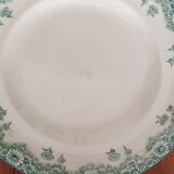 Six assiettes longwy modèle chatenet