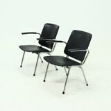 Set of 2 Tubular Armchairs by Gebroeders de Wit 1960s