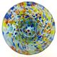 Set of 6 blown glass glasses with Murano murrine.