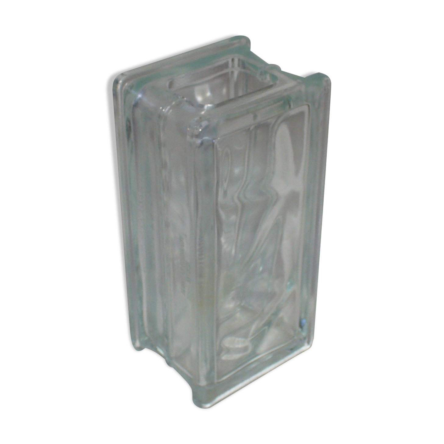 Weck glass slab vase from the 70s
