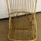 Fauteuil en bambou et rotin