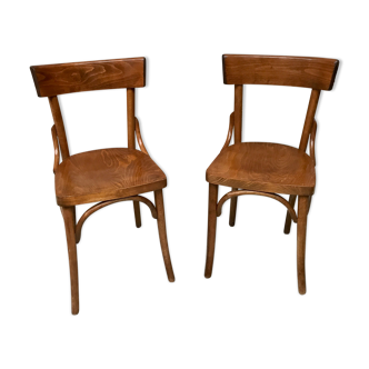 Pair of bistro chairs 1950