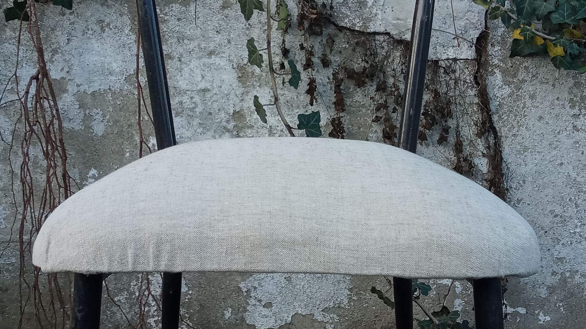 Four chairs by Colette Gueden reupholstered from the 1950s/60s.