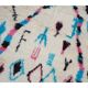 Tapis berbère coloré 216 x 142cm