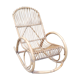 Rocking-chair rocking and armrests in vintage 60 year rattan