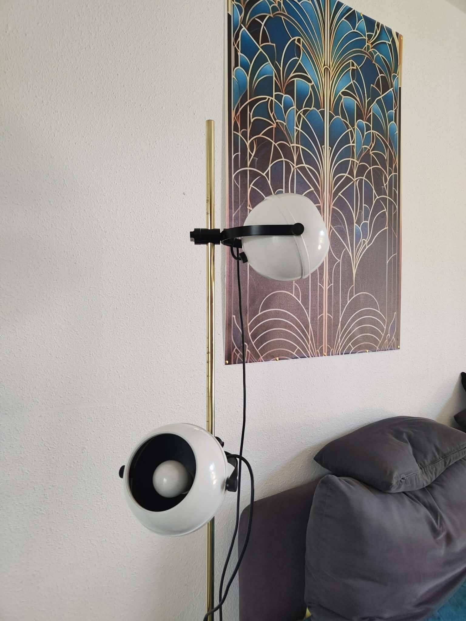Lampadaire eyes ball 1970 vintage