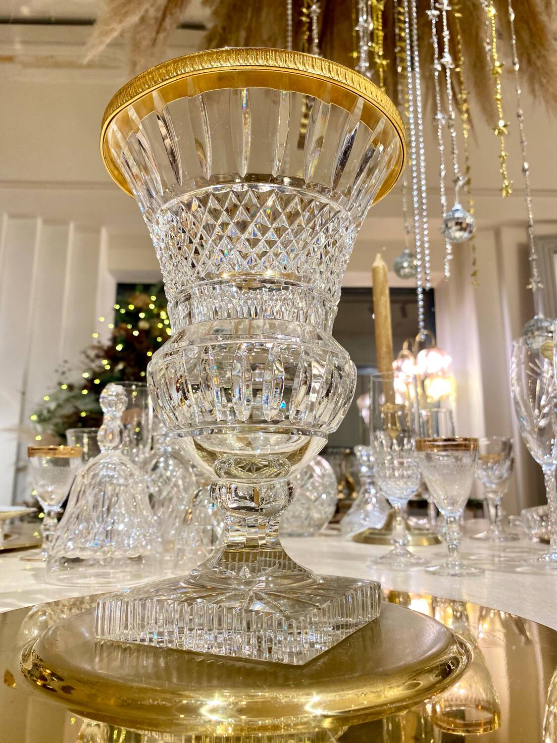 Medici bohemian crystal vase