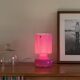 Lykta purple glass table lamp Ikea 80s vintage LAMP-7147