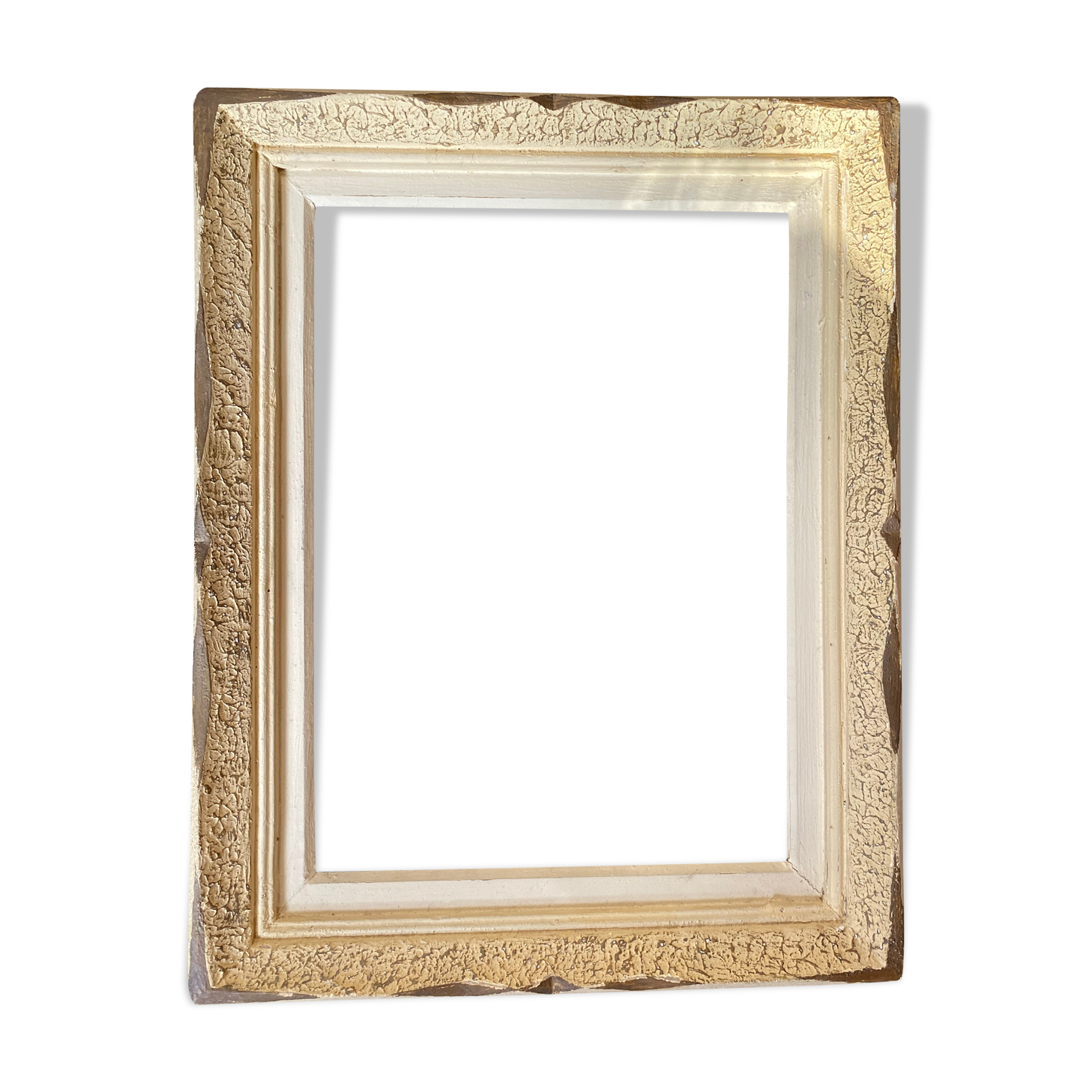 Solid wood frame worked 50s/60s.