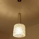 Lot de 3 suspensions vintage en verre de Murano
