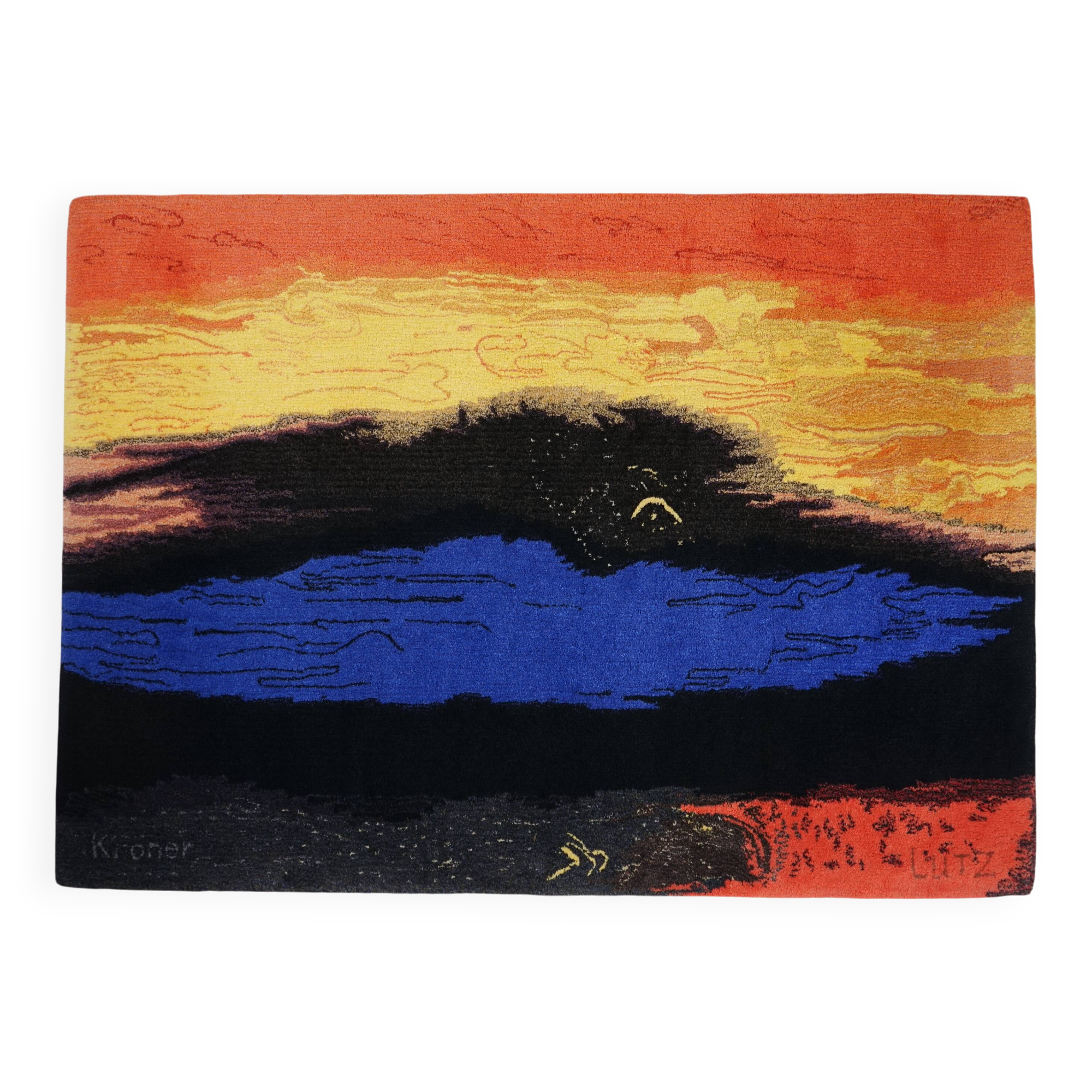 Tapestry by Lutz de Bré for Ewald Kröner