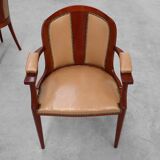 Set of 10 Art Deco chairs by De Coene, Belgium 1935