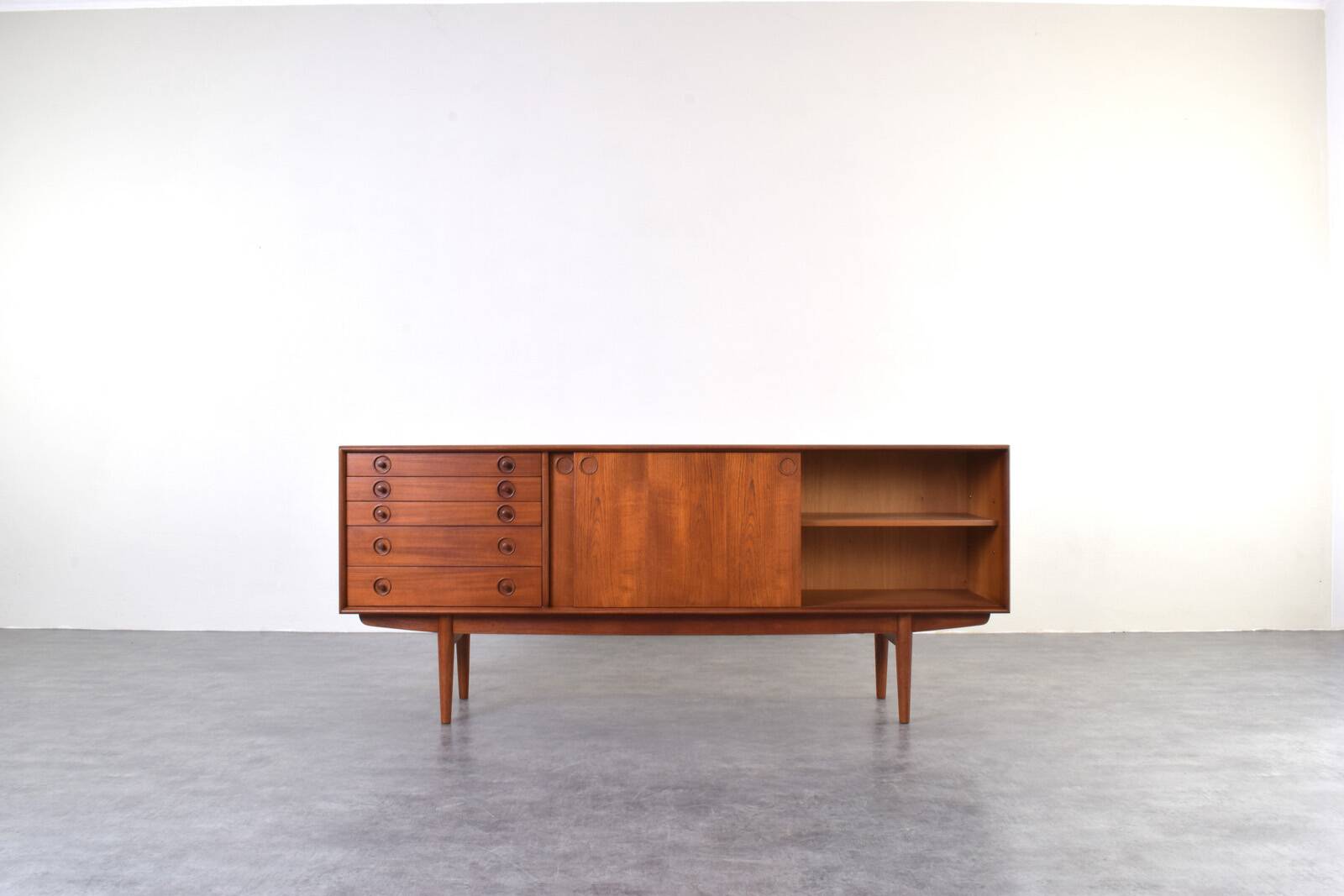 Mid-Century Norwegian Teak Sideboard from Bruksbo, 1960s.