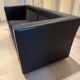 Black leather sofa by Sede – Design by Andrée Putman – 1990s