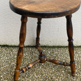 Beech tripod stool