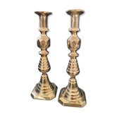 Pair of candle holders