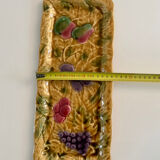 Barbotines: Ceramic dessert service from Sarreguemines.