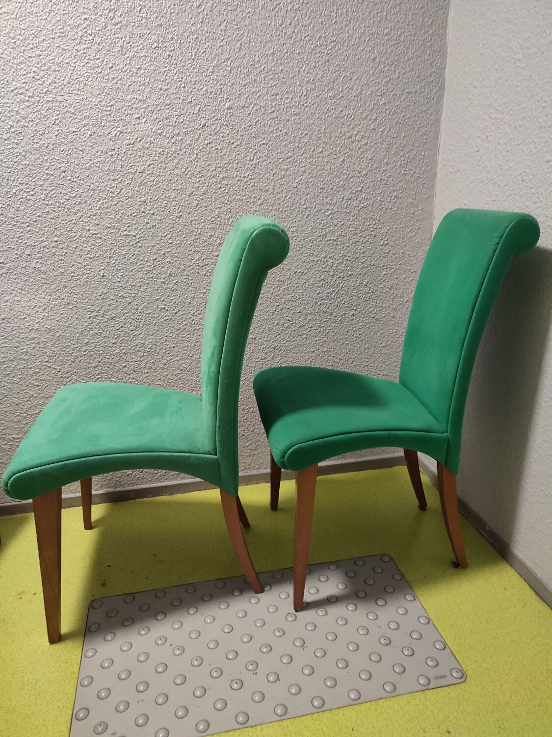 4 chaises Cattelan vintage Italie