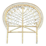 Peacock Rattan Headboard