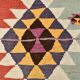 5x11 Kilim Long Wide Faded Samon Kilim Rug, Rare Style Anatolian Flatweave