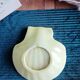 St-Clement shell-shaped butter dish and knife