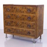 Art Deco Burr Walnut Chest of Drawers