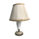 Old laiton glass lamp in white opaline and lamp-day cream years 70 vintage