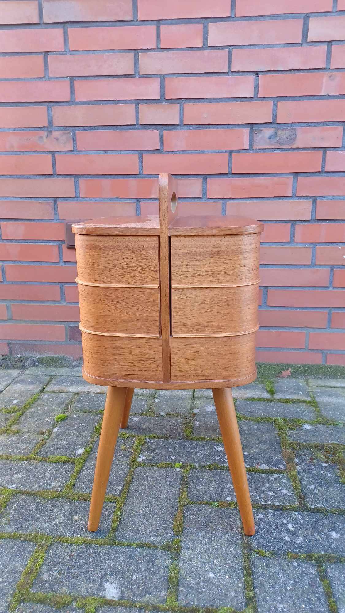 Table de nuit Vintage 1970 Teck