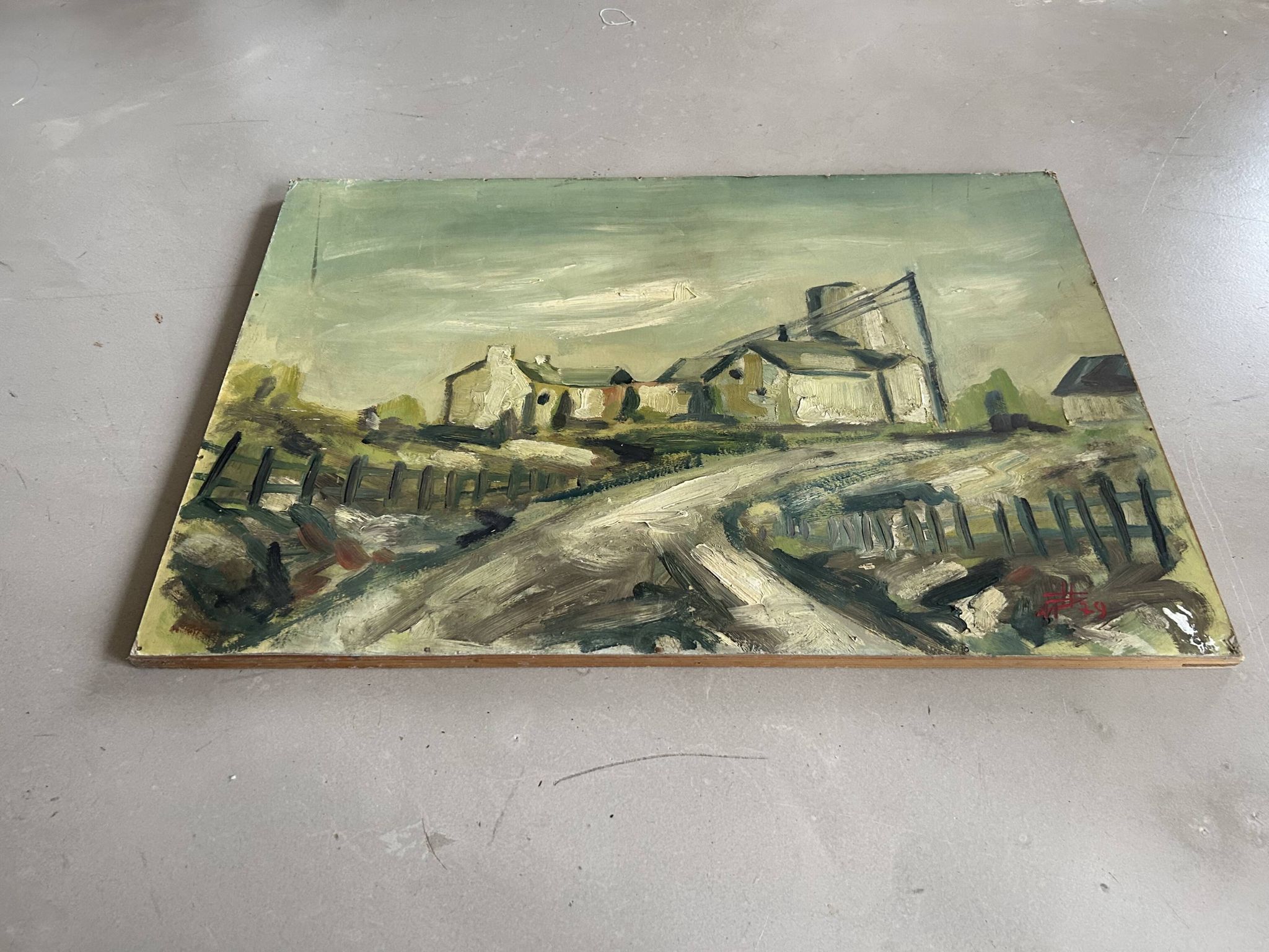Tableau ancien signé