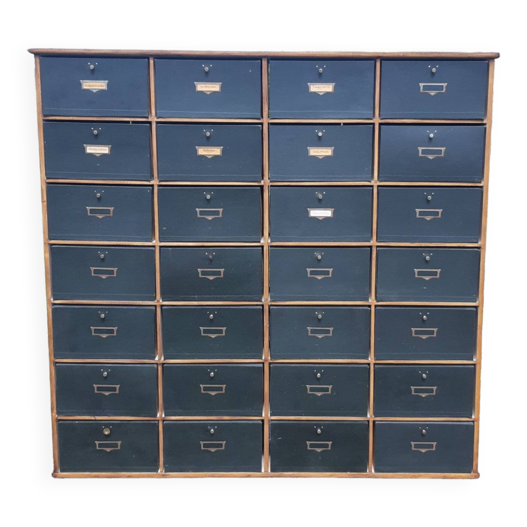 Furniture of trade bank commerce administration office notary cardboard 1930