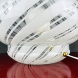 Vintage Italian mushroom table lamp by G.G. Luce for Vetri Murano, 1980s.