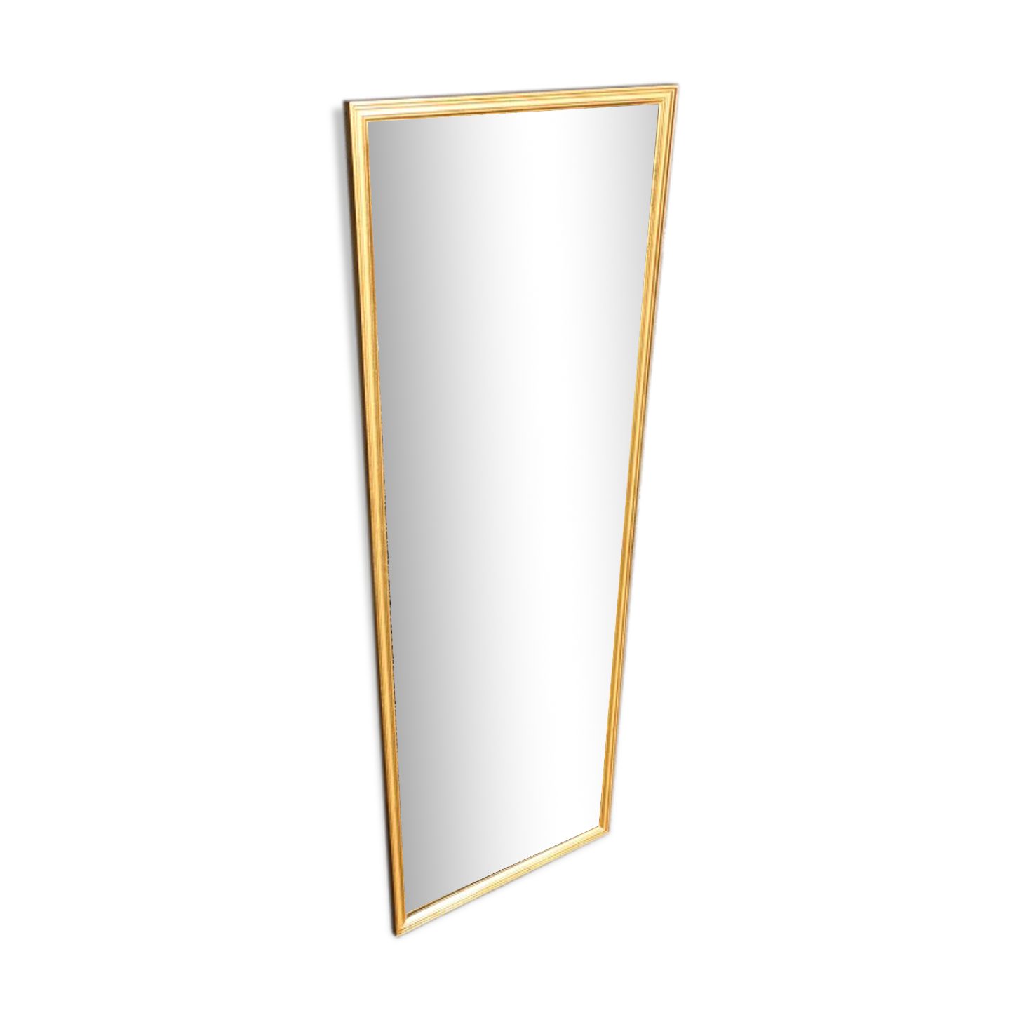 Golden mirror 113x38mm