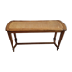Rattan piano bench