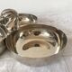 Silver-plated duck serving dish