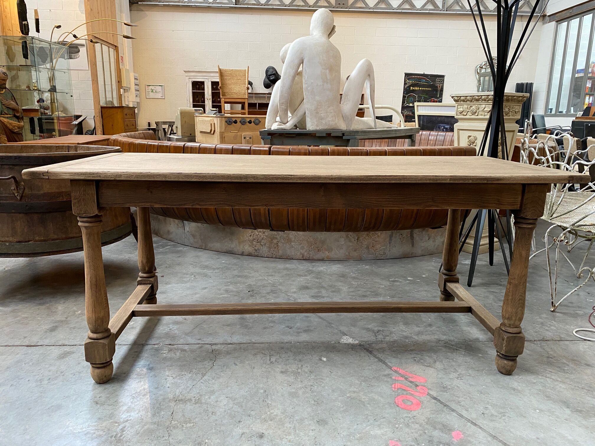 Oak farm table
