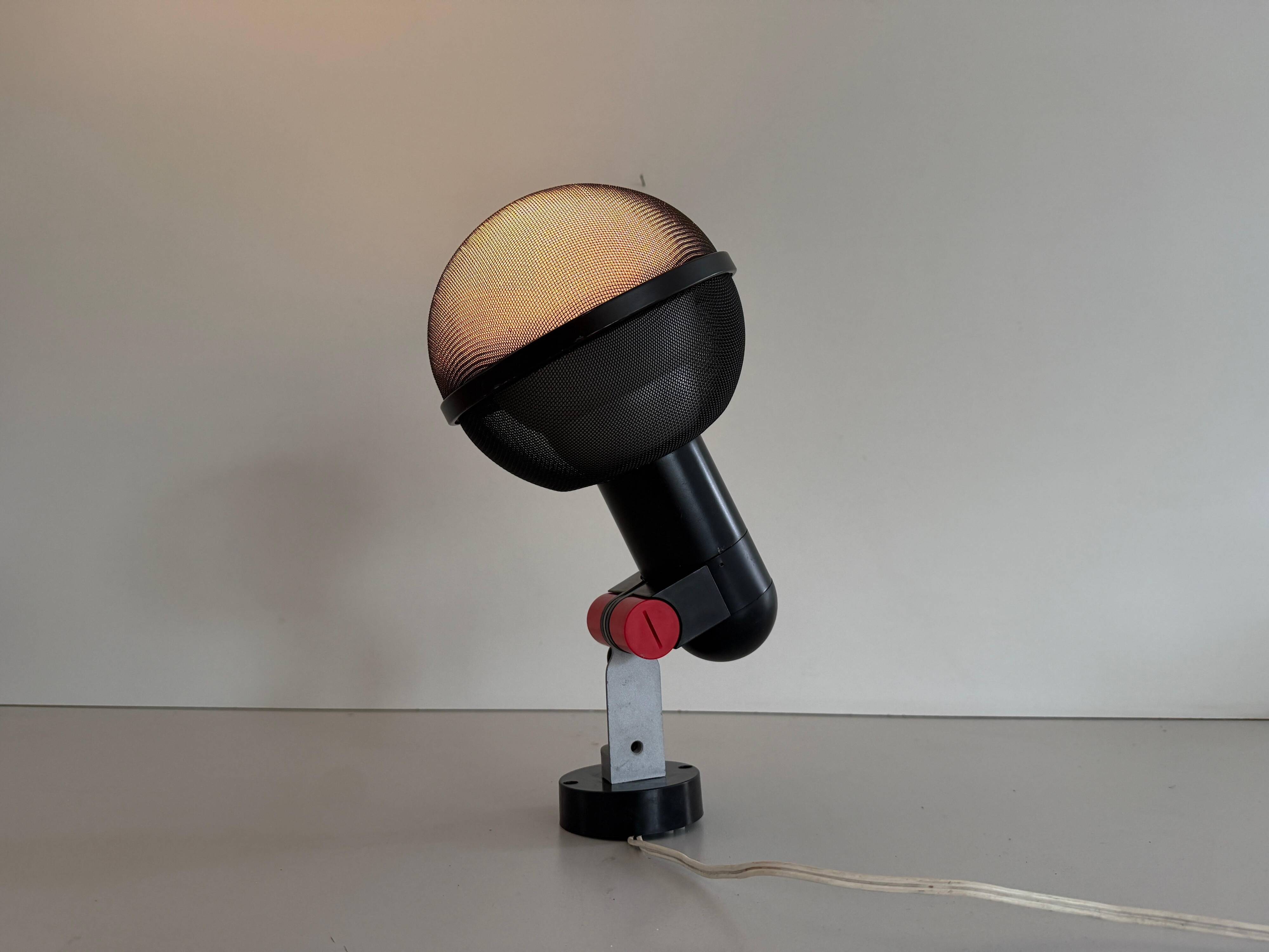 Wall light for microphone by Roger Tallon for Erco Leuchten, 1970s, Germany.