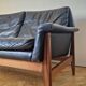 Midcentury Rare Leather Sofa Bovenkamp, Netherlands, 1960s