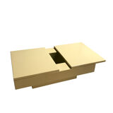 Vintage hidden bar coffee table, 1970s