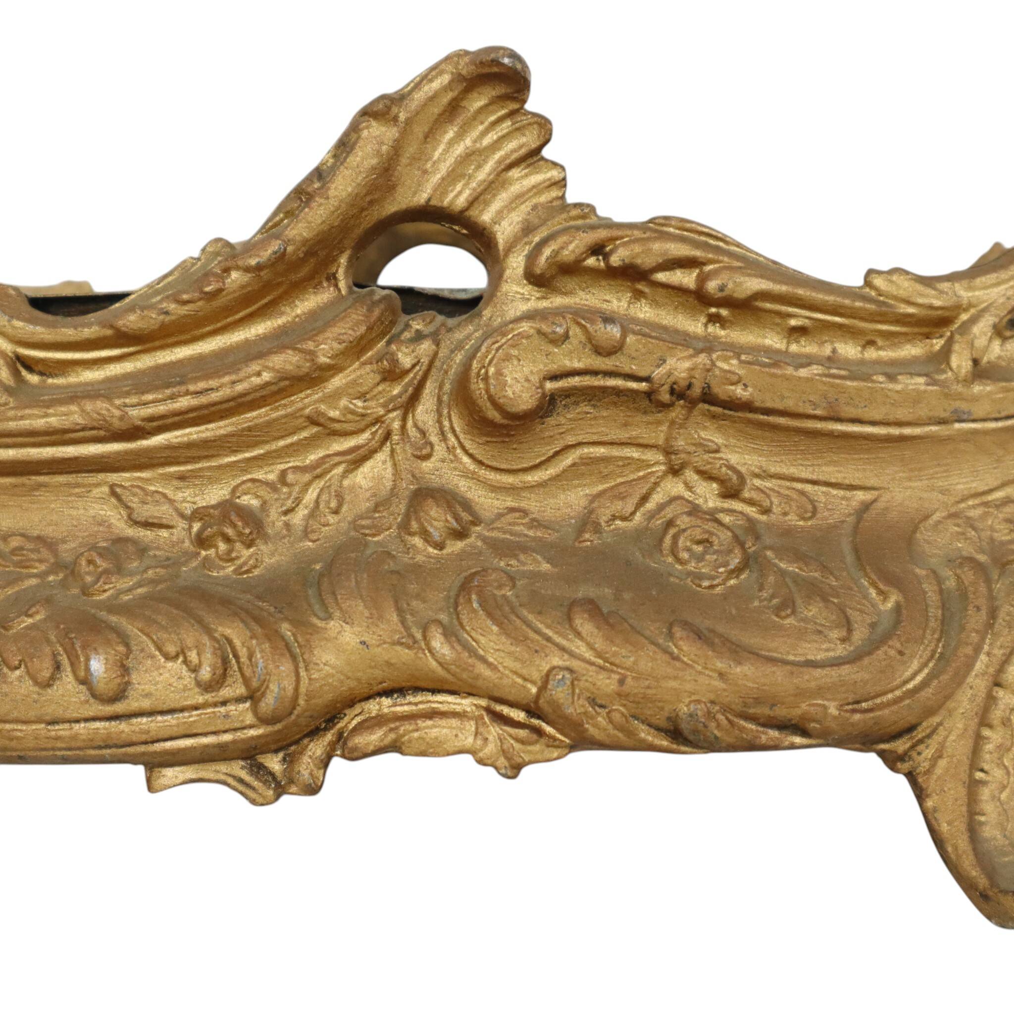 Rococo-style gold-colored jardinière/flower planter, early 20th century.