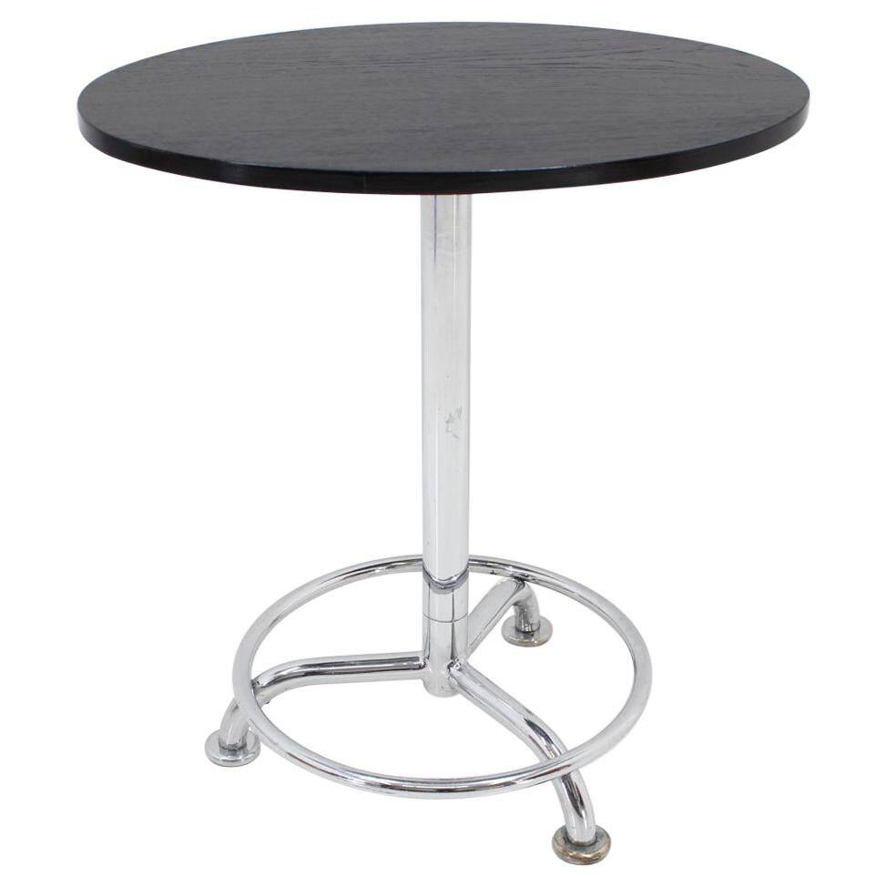 Rare Bauhaus Chrome Table by Robert Slezak, 1930s