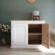 Buffet parisien patine blanche
