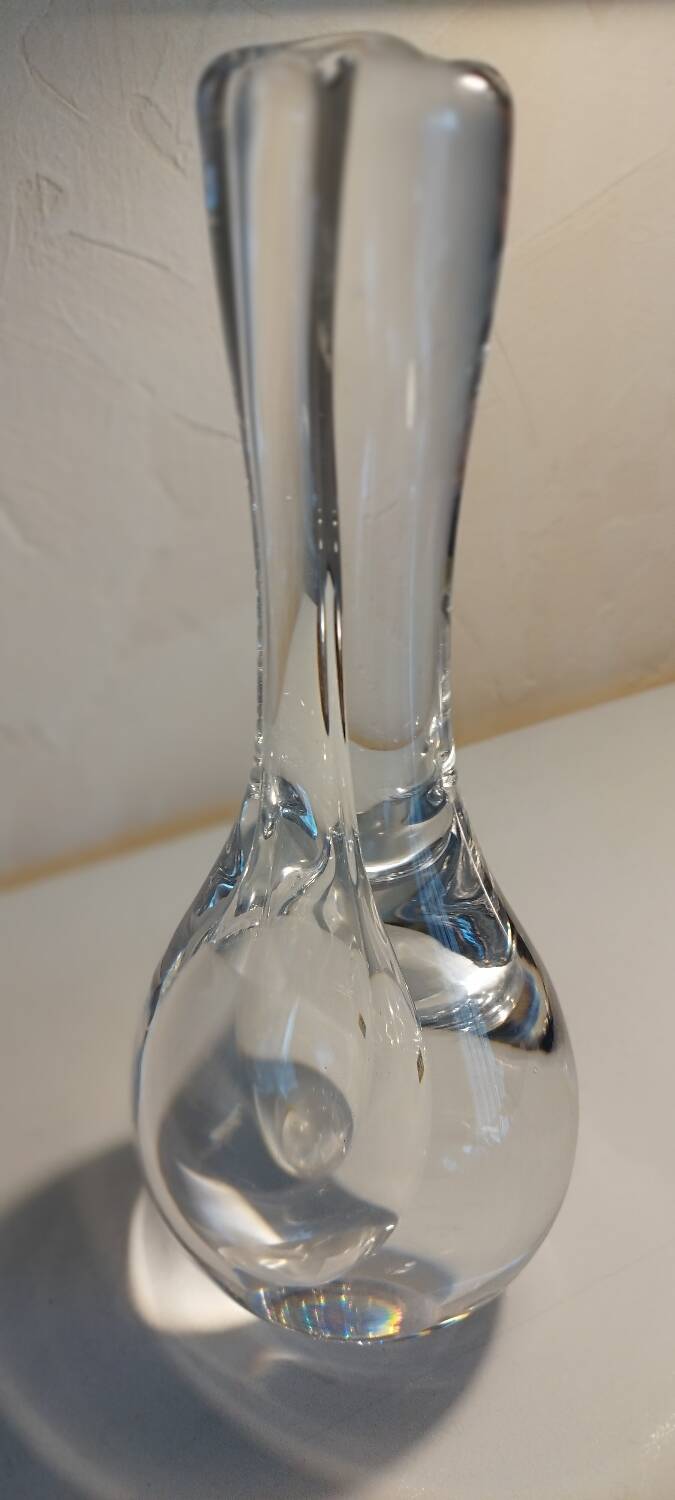 Single flower crystal vase