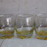 6 verres à shooter / liqueur jaunes