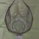 Vintage thick crystal carafe from the 1930s