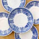 5 vintage Villeroy & Boch saucers