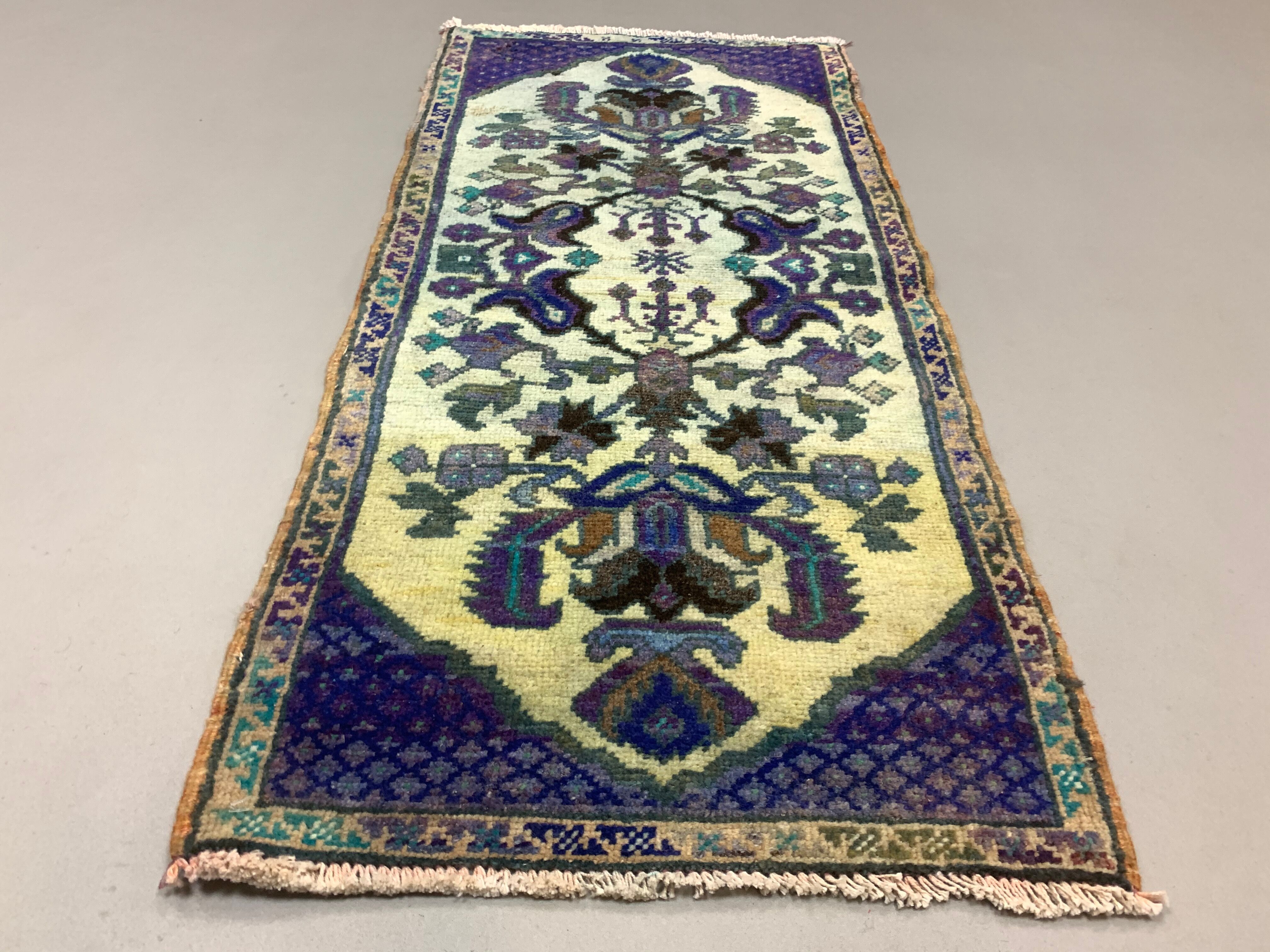 Turkish rug 95x45 cm
