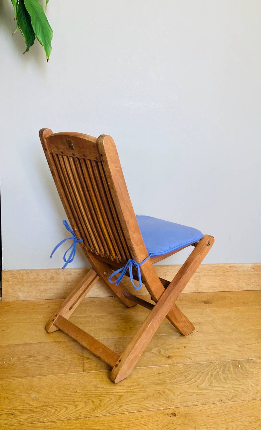 Scandinavian Vintage Folding Garden Chair for Children, Made in Denmark