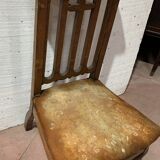 Chaise prie Dieu en chêne massif XIX siècle